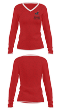 Howard College 52603558 Women's Long Sleeve V-neck Shirt - 33