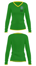 Valley Academy 4429794 Women's Long Sleeve V-neck Shirt - 33