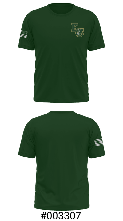 East Chambers Elementary 93107204 Short Sleeve Performance Shirt - 19