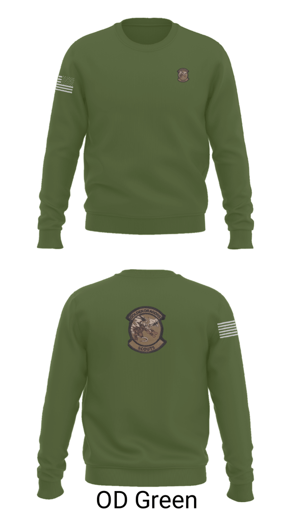 Crew Neck Sweatshirt, , Army, Teamtime, Team time, sublimation, custom sports apparel, team uniforms, spirit wear, spiritwear, sports uniforms, custom shirts, team store, custom team store, fundraiser sports, apparel fundraiser