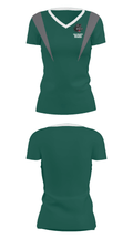Helix Charter High School Swimming 10958713 Women's Short Sleeve V-neck Shirt - 32