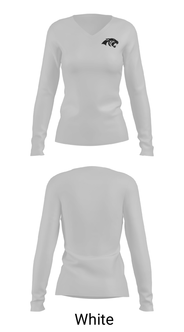 Women's Long Sleeve Vneck Shirt, Cabot High School Wrestling, Wrestling, Teamtime, Team time, sublimation, custom sports apparel, team uniforms, spirit wear, spiritwear, sports uniforms, custom shirts, team store, custom team store, fundraiser sports, apparel fundraiser