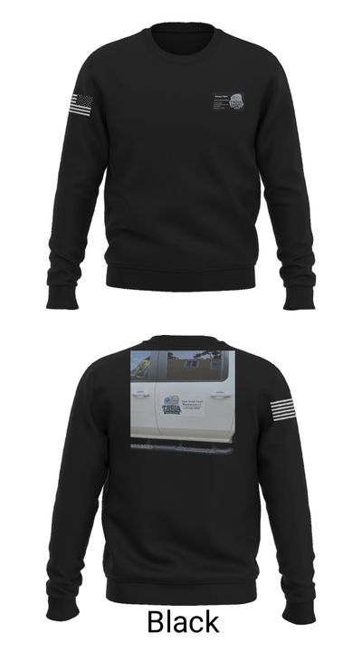 Tapia Tennis courts Resulfacing LLC 90376437 Crew Neck Sweatshirt - 9