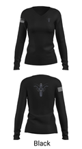 Tres Amigos 56993355 Women's Long Sleeve V-neck Shirt - 23