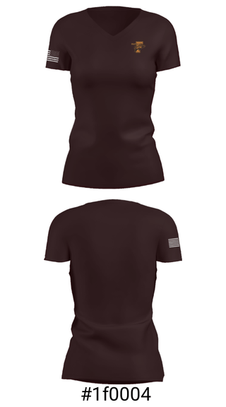 Women's Short Sleeve Vneck Shirt, Fruitland High School, Spirit Store, Teamtime, Team time, sublimation, custom sports apparel, team uniforms, spirit wear, spiritwear, sports uniforms, custom shirts, team store, custom team store, fundraiser sports, apparel fundraiser