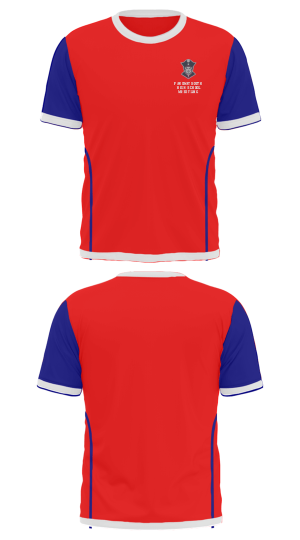 Short Sleeve Performance Shirt, Parkway South High School Wrestling, Wrestling, Teamtime, Team time, sublimation, custom sports apparel, team uniforms, spirit wear, spiritwear, sports uniforms, custom shirts, team store, custom team store, fundraiser sports, apparel fundraiser