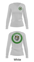 Hempstead High School Basketball 68535161 Women's Long Sleeve V-neck Shirt - 6