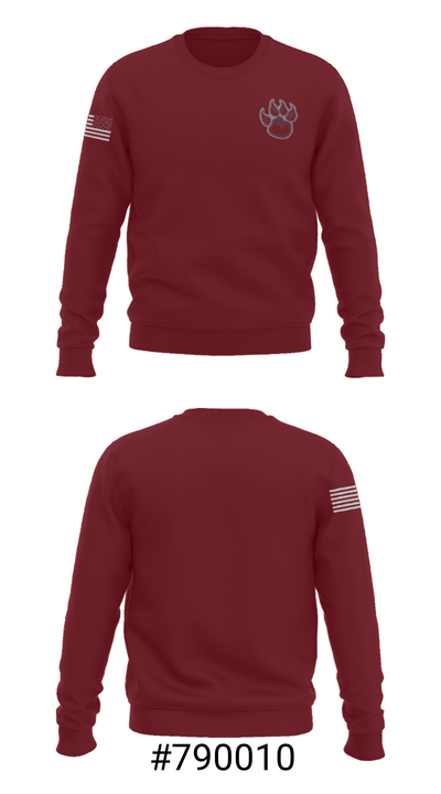 Sherman High School 29211015 Crew Neck Sweatshirt - 16