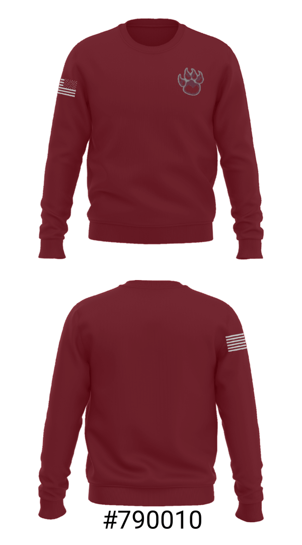 Crew Neck Sweatshirt, Sherman High School, Spirit Store, Teamtime, Team time, sublimation, custom sports apparel, team uniforms, spirit wear, spiritwear, sports uniforms, custom shirts, team store, custom team store, fundraiser sports, apparel fundraiser
