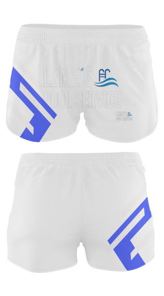 Women's Shorts, Lemes Pool ServiceLemes Pool Service, , Teamtime, Team time, sublimation, custom sports apparel, team uniforms, spirit wear, spiritwear, sports uniforms, custom shirts, team store, custom team store, fundraiser sports, apparel fundraiser