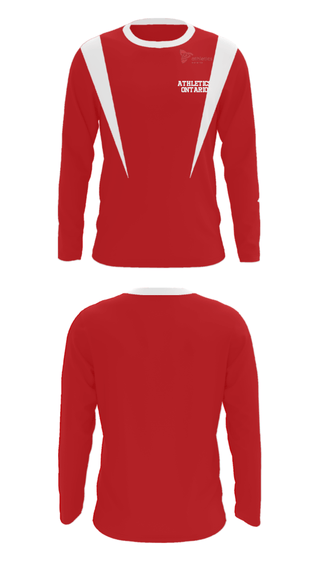Long Sleeve Performance Shirt, Athletics Ontario, Spirit Store, Teamtime, Team time, sublimation, custom sports apparel, team uniforms, spirit wear, spiritwear, sports uniforms, custom shirts, team store, custom team store, fundraiser sports, apparel fundraiser