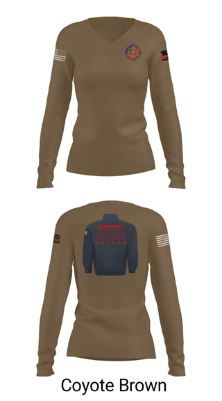 Women's Long Sleeve Vneck Shirt, , Fire Department, Teamtime, Team time, sublimation, custom sports apparel, team uniforms, spirit wear, spiritwear, sports uniforms, custom shirts, team store, custom team store, fundraiser sports, apparel fundraiser