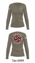 D.2.D 98027765 Women's Long Sleeve V-neck Shirt - 39