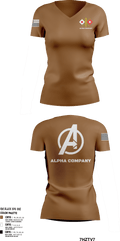 Alpha Company 80514577 Women's Short Sleeve V-neck Shirt - 5
