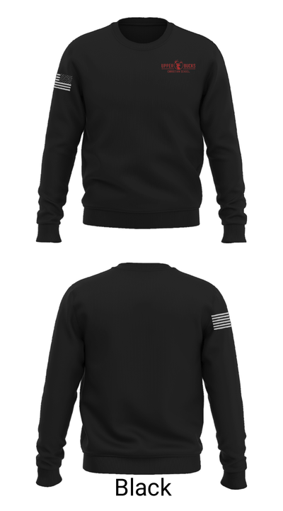 Upper Bucks Christian School Basketball 6443976 Crew Neck Sweatshirt - 9