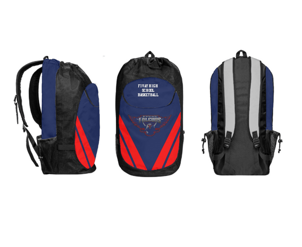 Gear Bag, Fivay High School Basketball, Men's Basketball, Teamtime, Team time, sublimation, custom sports apparel, team uniforms, spirit wear, spiritwear, sports uniforms, custom shirts, team store, custom team store, fundraiser sports, apparel fundraiser