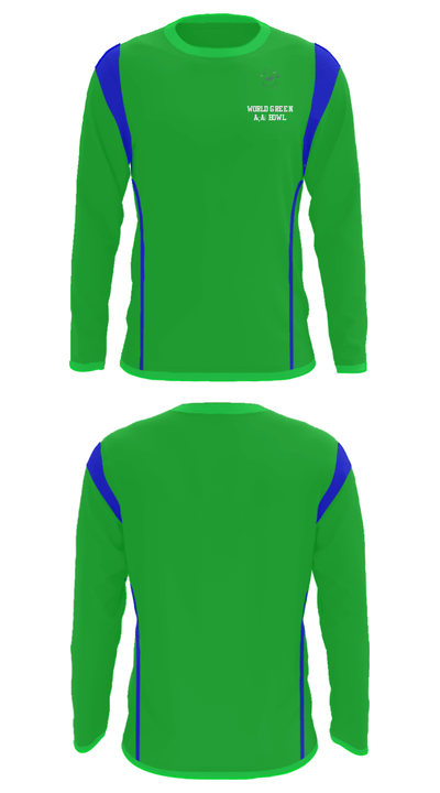 World green açaí bowl 42170125 Long Sleeve Performance Shirt - 29