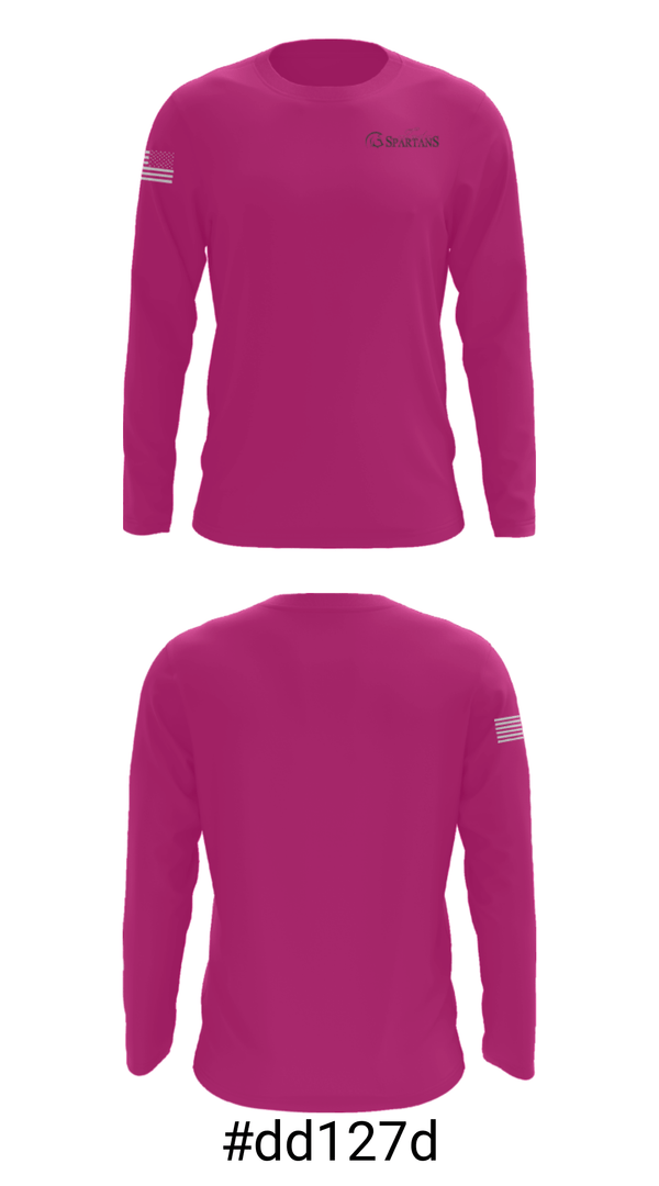 Long Sleeve Performance Shirt, Lady Spartans Elite Basketball, Men's Basketball, Teamtime, Team time, sublimation, custom sports apparel, team uniforms, spirit wear, spiritwear, sports uniforms, custom shirts, team store, custom team store, fundraiser sports, apparel fundraiser