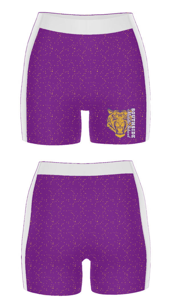 Women's Compression Shorts, Southside Middle School, Spirit Store, Teamtime, Team time, sublimation, custom sports apparel, team uniforms, spirit wear, spiritwear, sports uniforms, custom shirts, team store, custom team store, fundraiser sports, apparel fundraiser