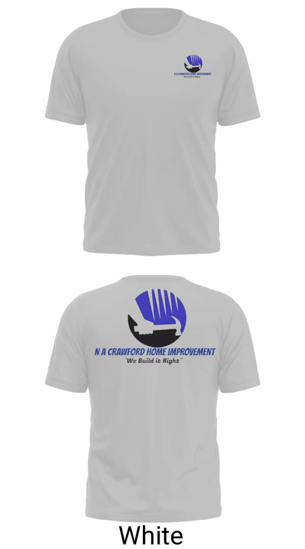 Short Sleeve Performance Shirt, NA Crawford Home Improvement, , Teamtime, Team time, sublimation, custom sports apparel, team uniforms, spirit wear, spiritwear, sports uniforms, custom shirts, team store, custom team store, fundraiser sports, apparel fundraiser
