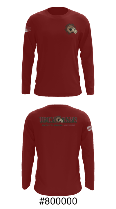 Ubic Academy 41616933 Long Sleeve Performance Shirt - 18