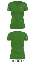 Lynden High School Swimming 35258082 Women's Short Sleeve V-neck Shirt - 21