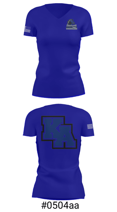Kingman Academy Of Learning - Intermediate School 58043852 Women's Short Sleeve V-neck Shirt - 21