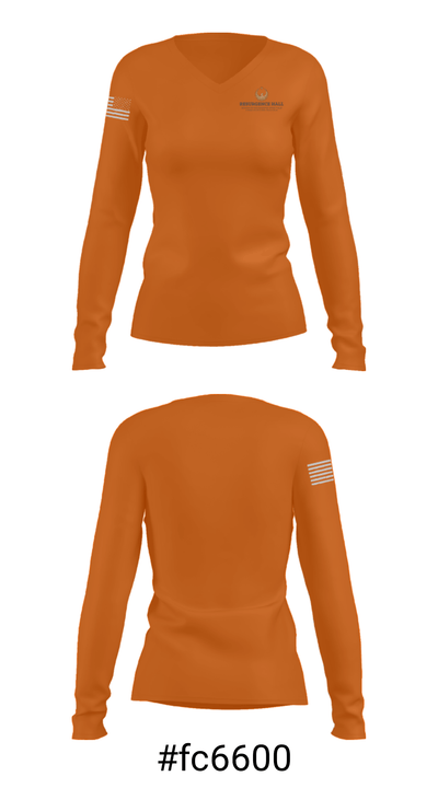 Resurgence Hall Charter School 36566895 Women's Long Sleeve V-neck Shirt - 20