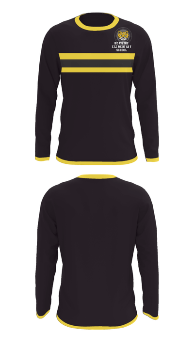 Benvenue Elementary School 94849998 Long Sleeve Performance Shirt - 23