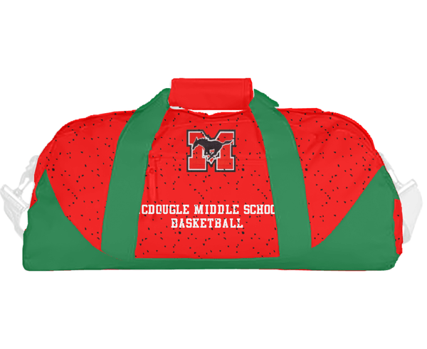 Duffle Bag, Mcdougle Middle School Basketball, Women's Basketball, Teamtime, Team time, sublimation, custom sports apparel, team uniforms, spirit wear, spiritwear, sports uniforms, custom shirts, team store, custom team store, fundraiser sports, apparel fundraiser