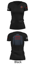 Jasper County Fire Rescue 11474467 Women's Short Sleeve V-neck Shirt - 20