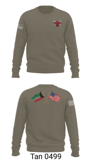 Crew Neck Sweatshirt, 802 OD, Army, Teamtime, Team time, sublimation, custom sports apparel, team uniforms, spirit wear, spiritwear, sports uniforms, custom shirts, team store, custom team store, fundraiser sports, apparel fundraiser