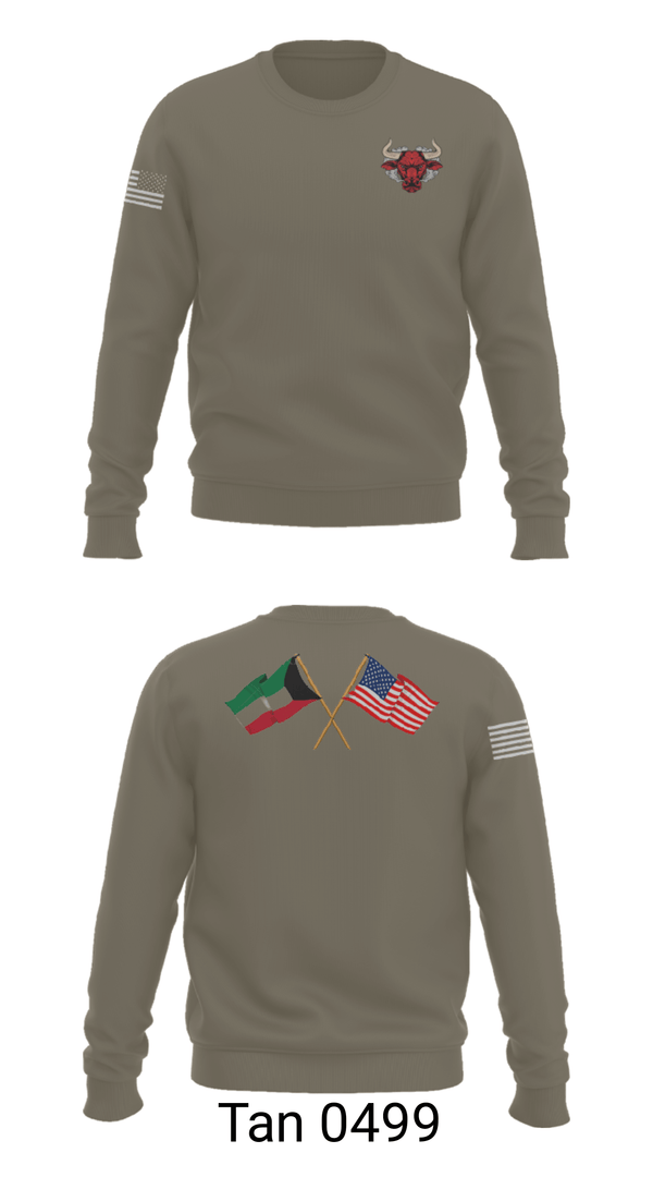 Crew Neck Sweatshirt, 802 OD, Army, Teamtime, Team time, sublimation, custom sports apparel, team uniforms, spirit wear, spiritwear, sports uniforms, custom shirts, team store, custom team store, fundraiser sports, apparel fundraiser