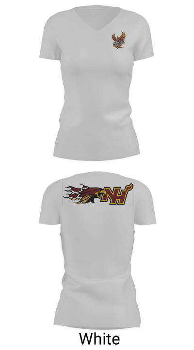 New Hampstead Wrestling 72223701 Women's Short Sleeve V-neck Shirt - 7