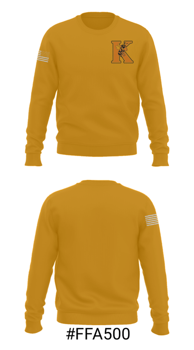 Kemp High School Basketball 64053047 Crew Neck Sweatshirt - 16