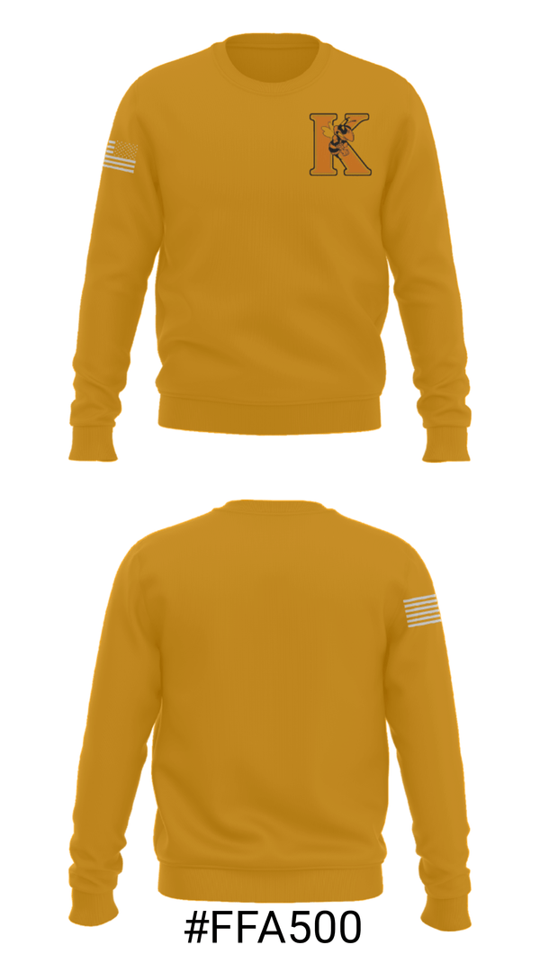 Crew Neck Sweatshirt, Kemp High School Basketball, Women's Basketball, Teamtime, Team time, sublimation, custom sports apparel, team uniforms, spirit wear, spiritwear, sports uniforms, custom shirts, team store, custom team store, fundraiser sports, apparel fundraiser