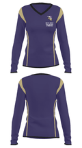 North Kitsap High School Gymnastics 10413681 Women's Long Sleeve V-neck Shirt - 29