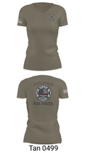 Littleville Fire & Rescue 55821755 Women's Short Sleeve V-neck Shirt - 36