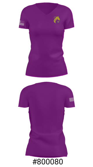 Women's Short Sleeve Vneck Shirt, Oliver Springs High School, Spirit Store, Teamtime, Team time, sublimation, custom sports apparel, team uniforms, spirit wear, spiritwear, sports uniforms, custom shirts, team store, custom team store, fundraiser sports, apparel fundraiser