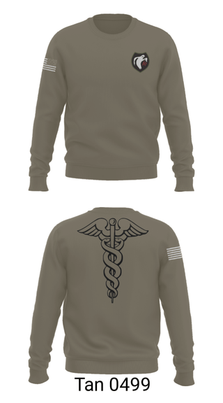 Crew Neck Sweatshirt, , Army, Teamtime, Team time, sublimation, custom sports apparel, team uniforms, spirit wear, spiritwear, sports uniforms, custom shirts, team store, custom team store, fundraiser sports, apparel fundraiser