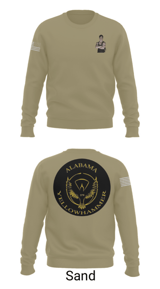 Crew Neck Sweatshirt, Alabama Yellowhammer Camp579, , Teamtime, Team time, sublimation, custom sports apparel, team uniforms, spirit wear, spiritwear, sports uniforms, custom shirts, team store, custom team store, fundraiser sports, apparel fundraiser