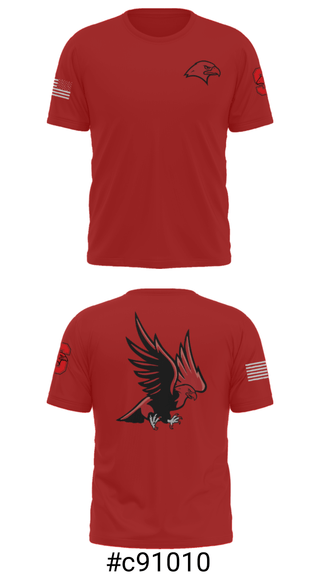 Short Sleeve Performance Shirt, Saranac Youth Wrestling Club - Redhawks, Wrestling, Teamtime, Team time, sublimation, custom sports apparel, team uniforms, spirit wear, spiritwear, sports uniforms, custom shirts, team store, custom team store, fundraiser sports, apparel fundraiser