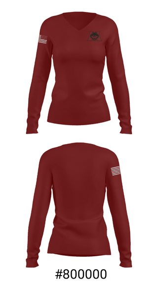 Women's Long Sleeve Vneck Shirt, Matawan Regional High School Basketball, Men's Basketball, Teamtime, Team time, sublimation, custom sports apparel, team uniforms, spirit wear, spiritwear, sports uniforms, custom shirts, team store, custom team store, fundraiser sports, apparel fundraiser