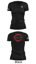 Campbell High School Basketball 21557333 Women's Short Sleeve V-neck Shirt - 14