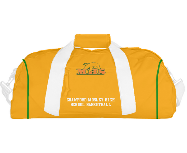 Duffle Bag, Crawford Mosley High School Basketball, Men's Basketball, Teamtime, Team time, sublimation, custom sports apparel, team uniforms, spirit wear, spiritwear, sports uniforms, custom shirts, team store, custom team store, fundraiser sports, apparel fundraiser