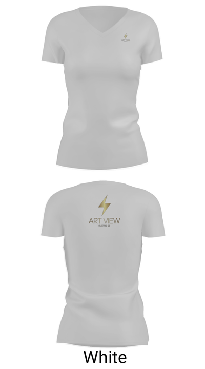 Art view 78673886 Women's Short Sleeve V-neck Shirt - 7
