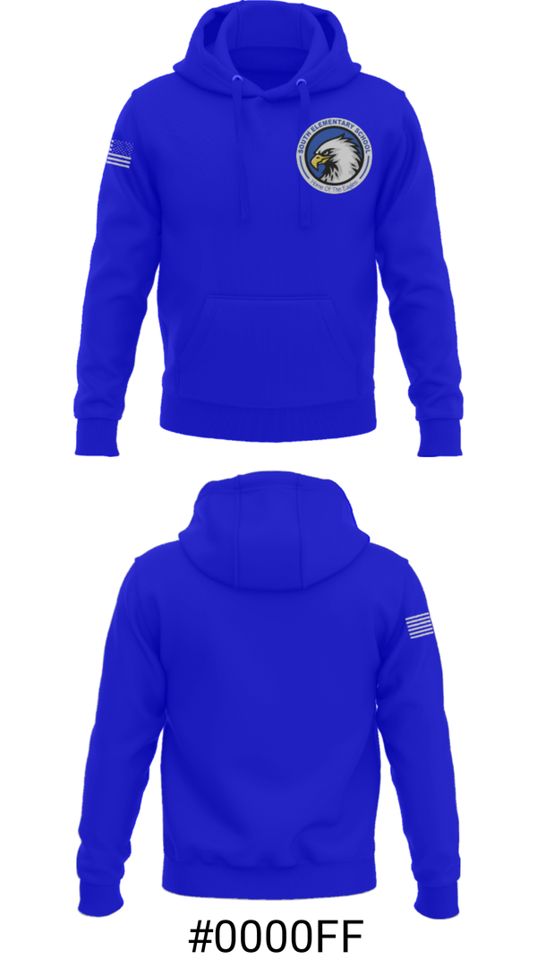 Hoodie, South Elementary School, Spirit Store, Teamtime, Team time, sublimation, custom sports apparel, team uniforms, spirit wear, spiritwear, sports uniforms, custom shirts, team store, custom team store, fundraiser sports, apparel fundraiser