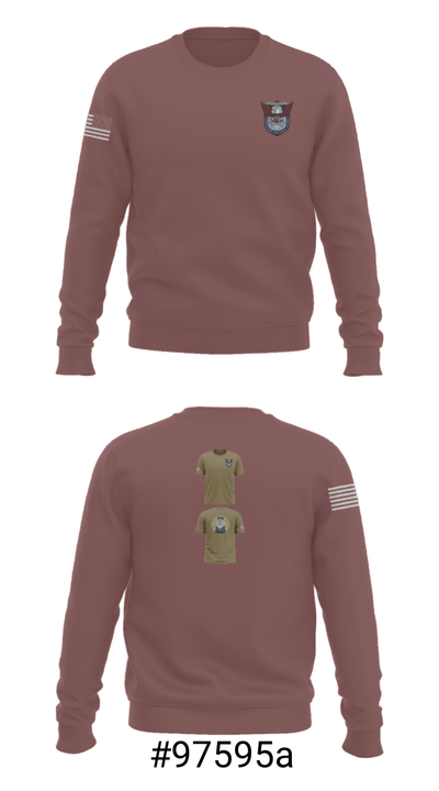 113th 3rd squad 39589677 Crew Neck Sweatshirt - 2