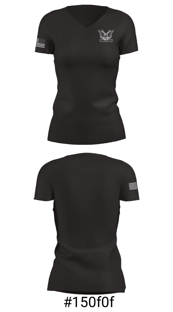 Women's Short Sleeve Vneck Shirt, GoonSquad, Wrestling, Teamtime, Team time, sublimation, custom sports apparel, team uniforms, spirit wear, spiritwear, sports uniforms, custom shirts, team store, custom team store, fundraiser sports, apparel fundraiser