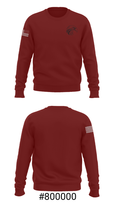 Patriot Preparatory Academy High School Basketball 69342787 Crew Neck Sweatshirt - 16